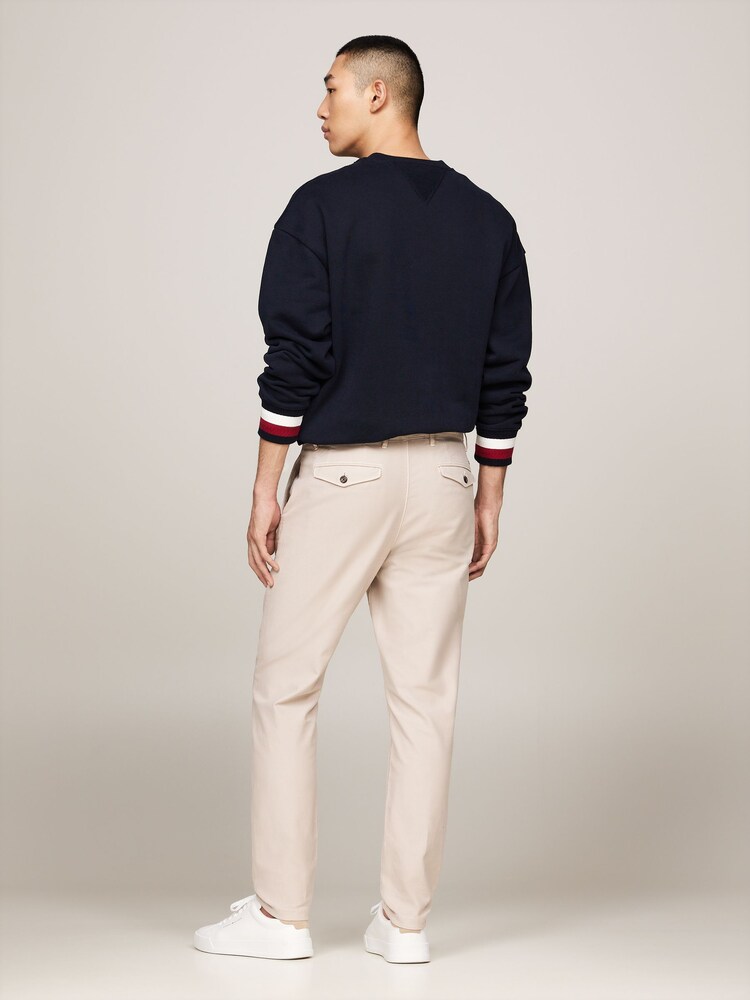 Tommy Hilfiger Brown Harlem Gabardine Chino Trousers - Image 2 of 5 Tommy Hilfiger Brown Harlem Gabardine Chino Trousers - Image 2 of 5