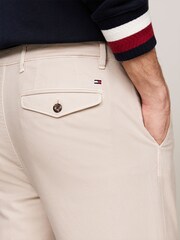 Tommy Hilfiger Brown Harlem Gabardine Chino Trousers - Image 4 of 5