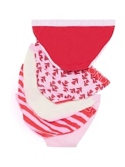 Bonds rožnata črtast; progast 100% Cotton bikini oprijete spodnjice 5 komplet - Slika 2 iz 3