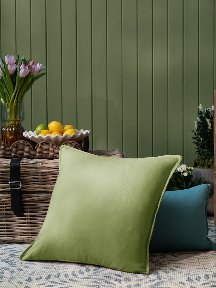 Voyage Maison Meadow Alfesco Oxford Edge Outdoor Cushion - Image 1 of 5
