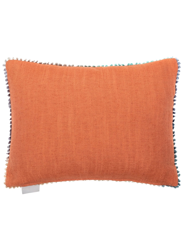 Voyage Maison Linen Frieda Fox Pom-Pom Cushion - Image 3 of 3