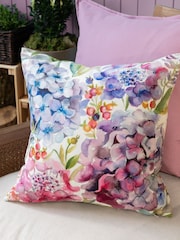 Voyage Maison Multicolour Hydrangea Floral Outdoor Cushion - Image 2 of 5