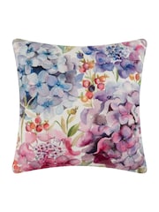 Voyage Maison Multicolour Hydrangea Floral Outdoor Cushion - Image 3 of 5