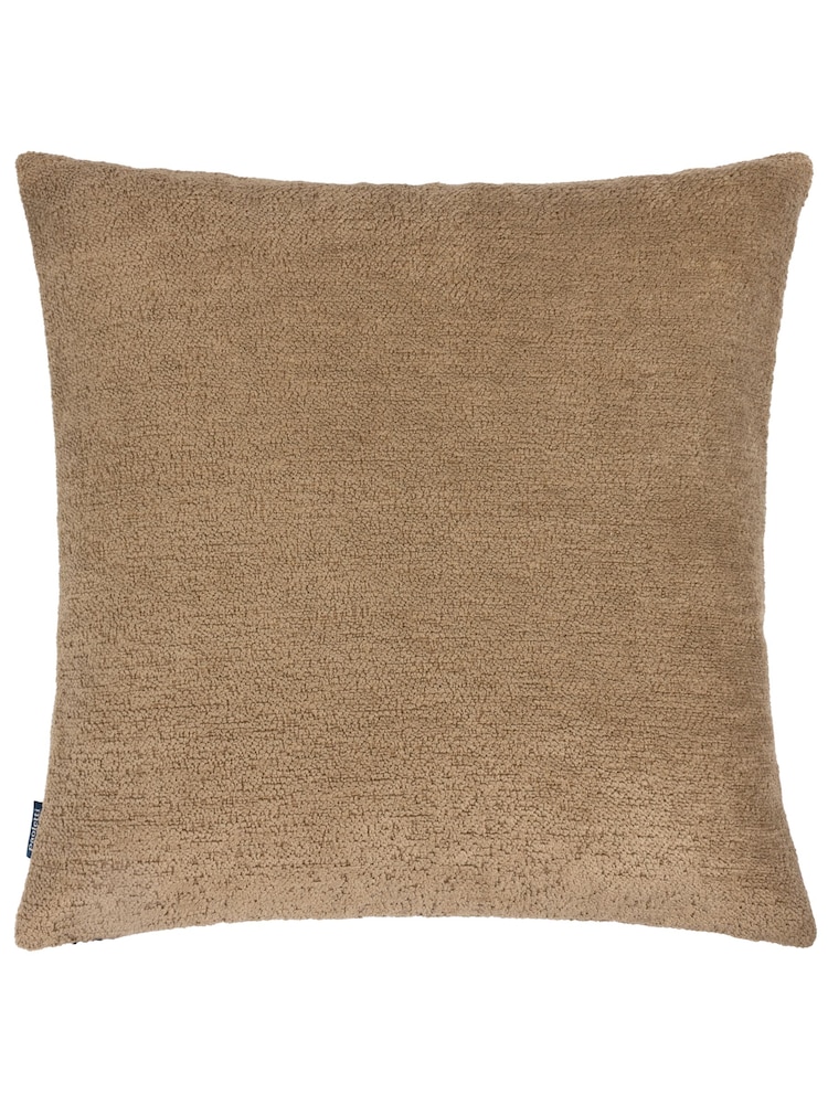 Paoletti Biscuit Nellim Boucle Square Cushion - Image 2 of 6