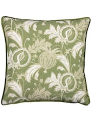 Evans Lichfield Olive Chatsworth Heirloom Piped Cushion - Image 2 of 5
