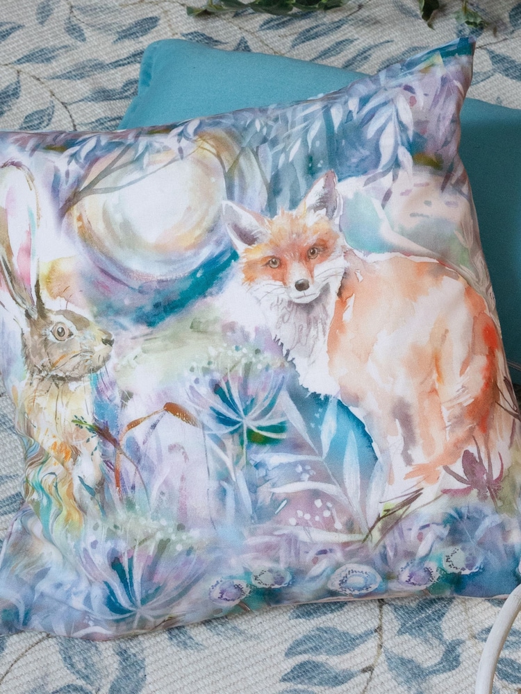 Voyage Maison Multicolour Fox And Hare Outdoor Cushion - Image 2 of 6