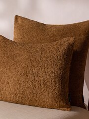 Paoletti Caramel Nellim Boucle Square Cushion - Image 1 of 6