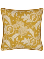 Evans Lichfield Saffron Chatsworth Heirloom Piped Cushion - Image 2 of 5
