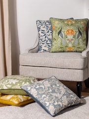 Evans Lichfield Saffron Chatsworth Heirloom Piped Cushion - Image 5 of 5