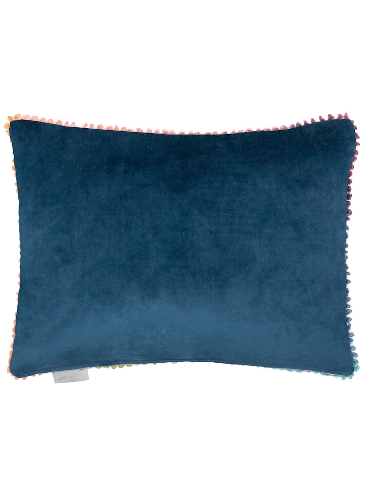 Voyage Maison Twilight Elora Orchard Floral Pom-Pom Cushion - Image 3 of 3