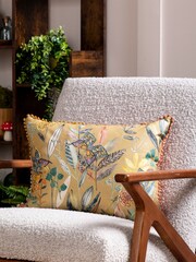 Voyage Maison Harvest Elora Orchard Floral Pom-Pom Cushion - Image 1 of 3