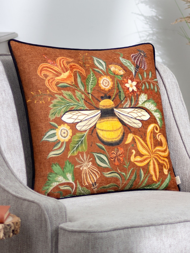Evans Lichfield debruada Hawthorn Bee Cushion - Imagem 1 de 6