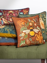 Evans Lichfield debruada Hawthorn Bee Cushion - Imagem 6 de 6