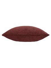 Paoletti Marsala Red Nellim Boucle Square Cushion - Image 3 of 6