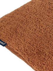 Paoletti Rust Nellim Boucle Square Cushion - Image 4 of 6