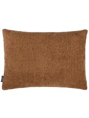 Paoletti Caramel Nellim Boucle Rectangular Cushion - Image 4 of 6