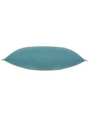 Voyage Maison Teal Alfesco Rectangular Oxford Edge Outdoor Cushion - Image 4 of 5