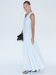 Religion Grey One Shoulder Maxi Dress With Full Skirt - Image 3 of 7