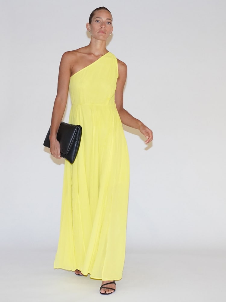 Gelb - Religion One-Shoulder-Maxikleid - Bild 1 von 6 Gelb - Religion One-Shoulder-Maxikleid - Bild 1 von 6