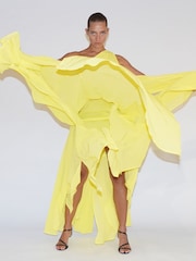 Religion Yellow One Shoulder Maxi Dress With Full Skirt - Image 5 of 6