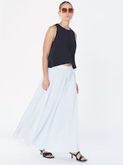 Wit - Religion Eligion Floaty Sheer Multi Layered Olsen Maxi Skirt - Image 4 of 6