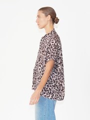 Religion Natural Oversized Blouse in Dip Dye With Tie Neck - Image 6 of 6