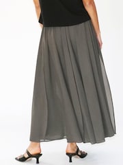 Bruin - Religion Eligion Floaty Sheer Multi Layered Olsen Maxi Skirt - Image 2 of 6