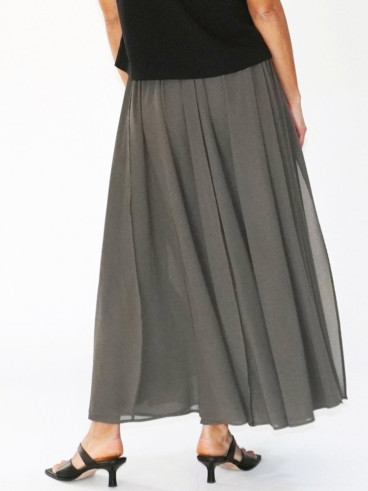 Bruin - Religion Eligion Floaty Sheer Multi Layered Olsen Maxi Skirt - Image 2 of 6
