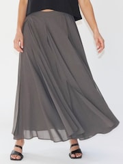 Bruin - Religion Eligion Floaty Sheer Multi Layered Olsen Maxi Skirt - Image 3 of 6