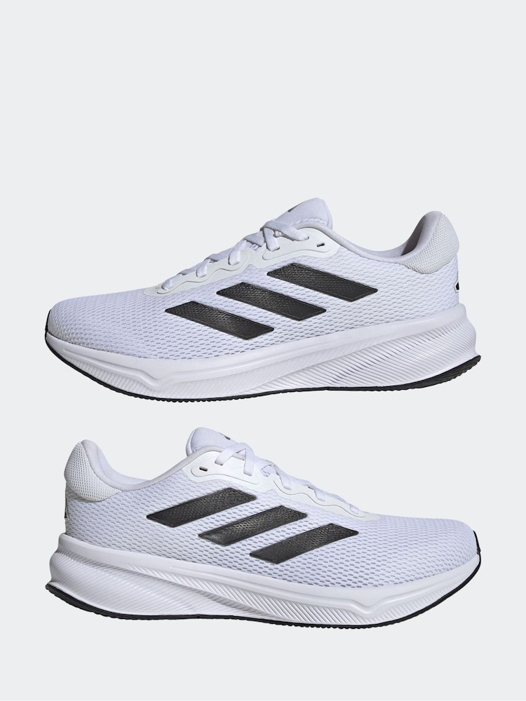 adidas White Response Shoes - Image 5 of 9