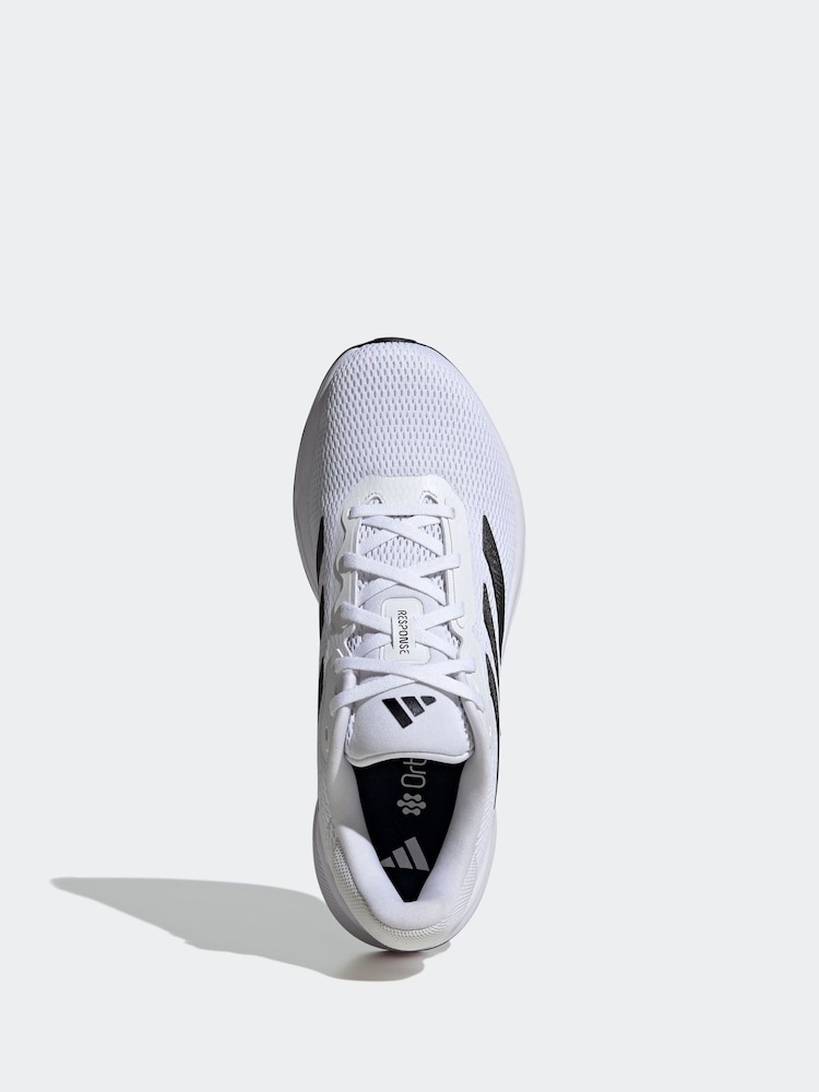 adidas White Response Shoes - Image 6 of 9