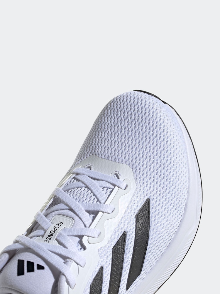adidas White Response Shoes - Image 9 of 9