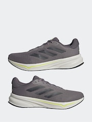 adidas Grey Response Shoes - Image 5 of 9