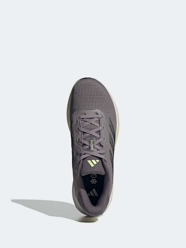 adidas Grey Response Shoes - Image 6 of 9