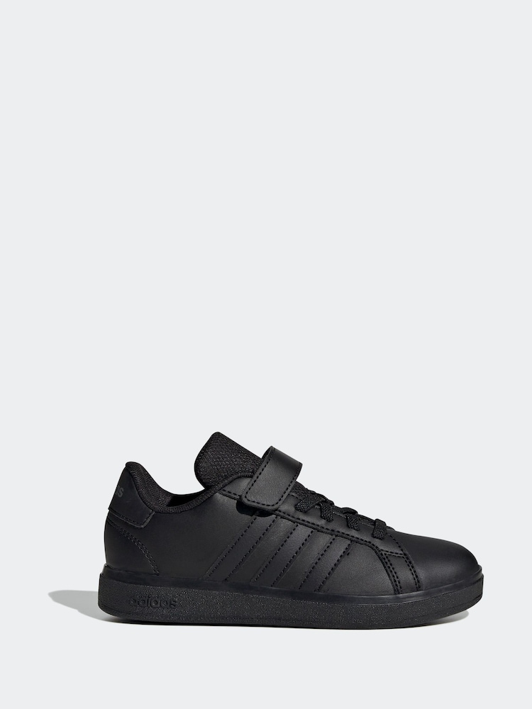 أسود داكن - adidas Kids Grand Court 2.0 Shoes - صورة 1 من 8