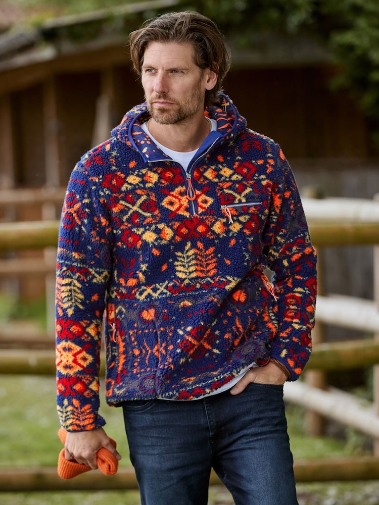 Sweat à capuche Joe Browns Perfect Borg à motif - Image 1 de 8