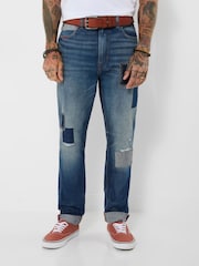 Joe Browns Blue Customised Tapered Jeans - Image 1 of 9