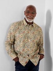 Joe Browns Green Autumn Floral Print Shirt - Image 1 of 5