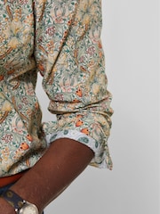 Joe Browns Green Autumn Floral Print Shirt - Image 2 of 5