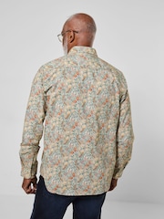 Joe Browns Green Autumn Floral Print Shirt - Image 4 of 5