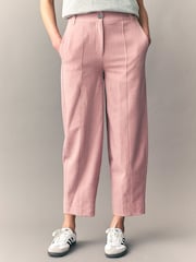 Pink Tailored Hourglass Barrel Leg Trousers - Image 2 of 8
