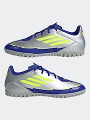 adidas Grey F50 Club Tf Messi Football Boots - Image 4 of 9