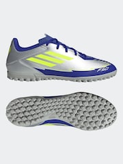 adidas Grey F50 Club Tf Messi Football Boots - Image 5 of 9