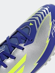 adidas Grey F50 Club Tf Messi Football Boots - Image 8 of 9
