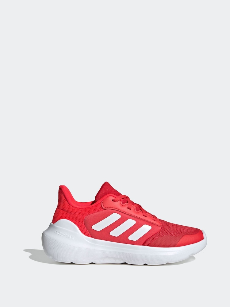 adidas Red Junior Tensaur Run 3.0 Trainers - Image 1 of 9