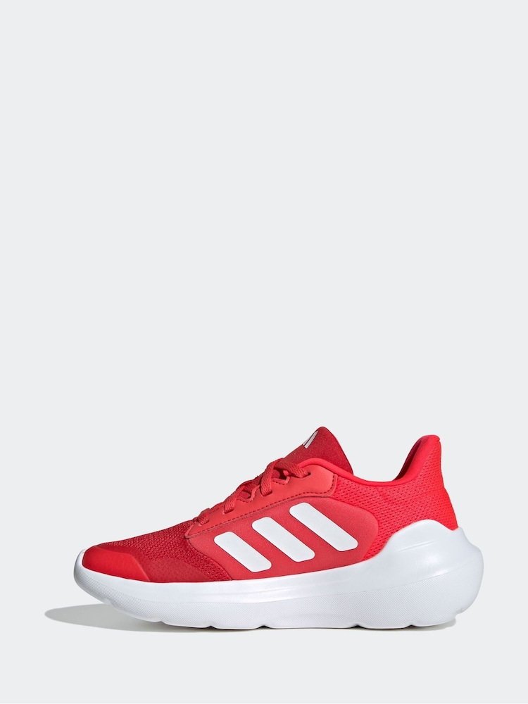 adidas Red Junior Tensaur Run 3.0 Trainers - Image 2 of 9