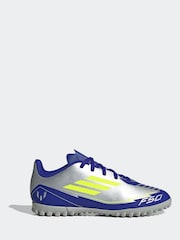 adidas Grey F50 Club Tf J Messi Football Boots - Image 1 of 9