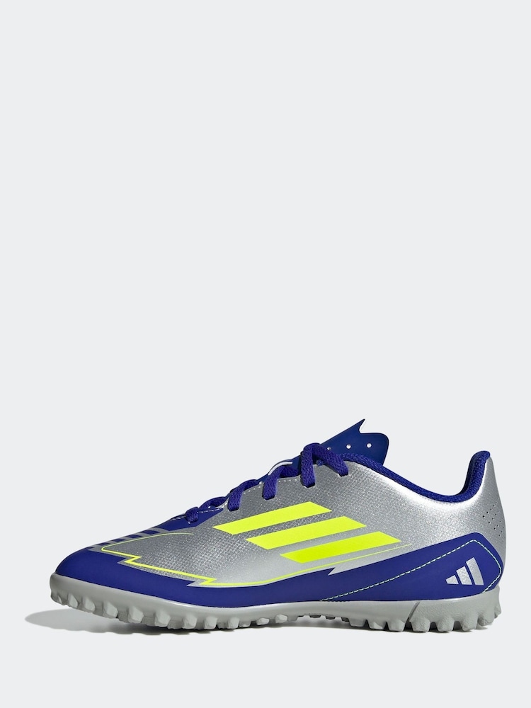 adidas Grey F50 Club Tf J Messi Football Boots - Image 2 of 9