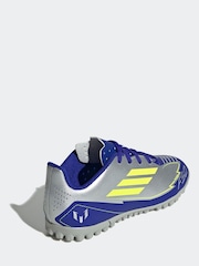adidas Grey F50 Club Tf J Messi Football Boots - Image 4 of 9