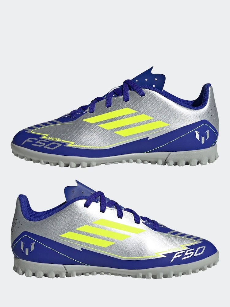 Buy adidas Grey F50 Club Tf J Messi Football Boots from Next USA